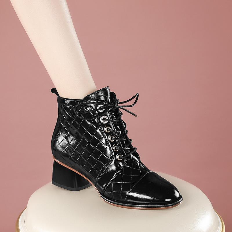 Botas de tacón de mujer Mid-Calf encaje botas zapatos mujeres victoriano  round Toe Retro Botas retro comprar a buen precio — entrega gratuita,  reseñas reales con fotos — Joom