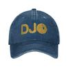 Djo Music Washed Baseball Cap  Fashion Sun Trucker Hat Summer Women Unisex Outdoor Sports Baseball Caps