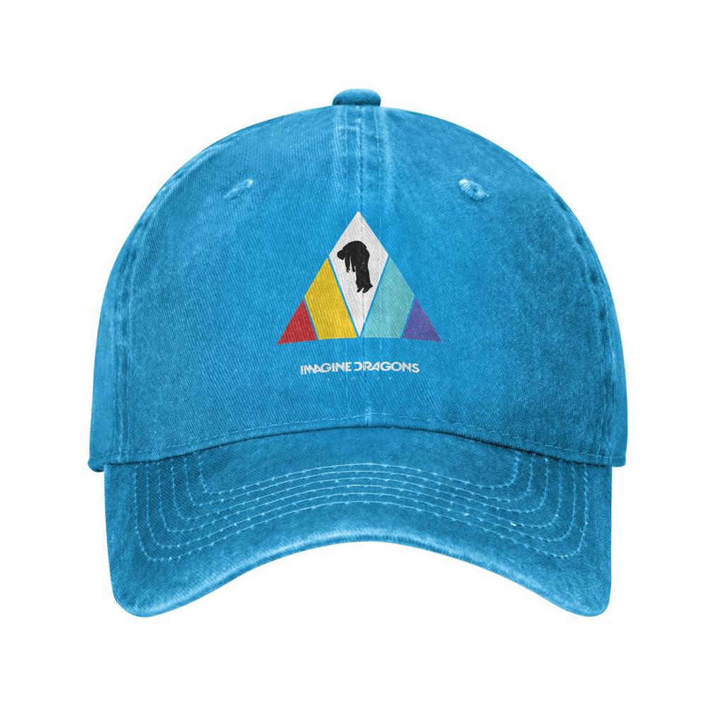 Imagine Dragons Evolve Album Baseball Cap Casual Distressed Washed Band Music Snapback Hat Unisex Outdoor Workouts Adjustable