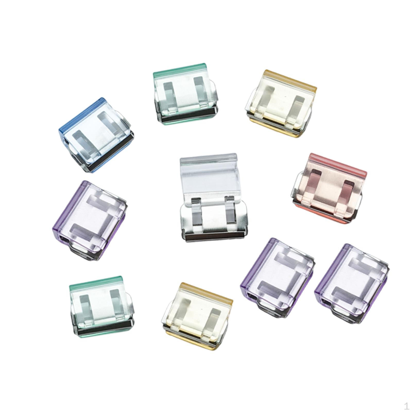 

10 Зажимов для Подгибания Брюк - Практичные, , Умный и Быстрый Ремонт mixed color