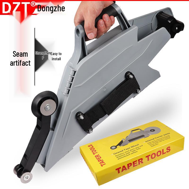 Multi-Purpose Gypsum Board Caulking and Splicing Tool for Quick Clamping and Pressing