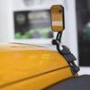 Car Hood Latch Catches Blind Spot Mirror Reverse Auxiliary Mirror for Jeep Wrangler TJ JK Gladiator 2007- Wide Angle Mirror