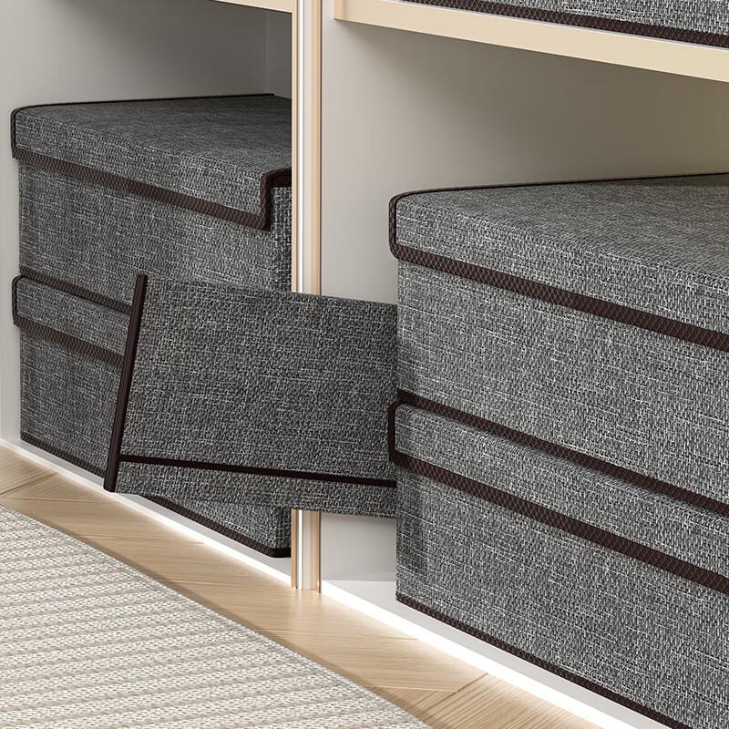 Drawer-Type Underwear Storage Box with Lid, Sock & Lingerie Organizer
