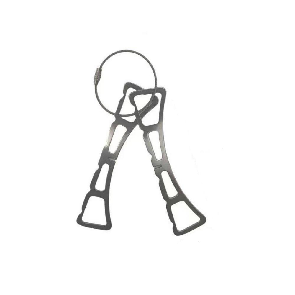 

Compact Cross Steaming Rack Folding Stove Rack Practical Cooking Stand Outdoor срібний