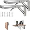 Stainless Steel K-Type Folding Wall Shelf Bracket