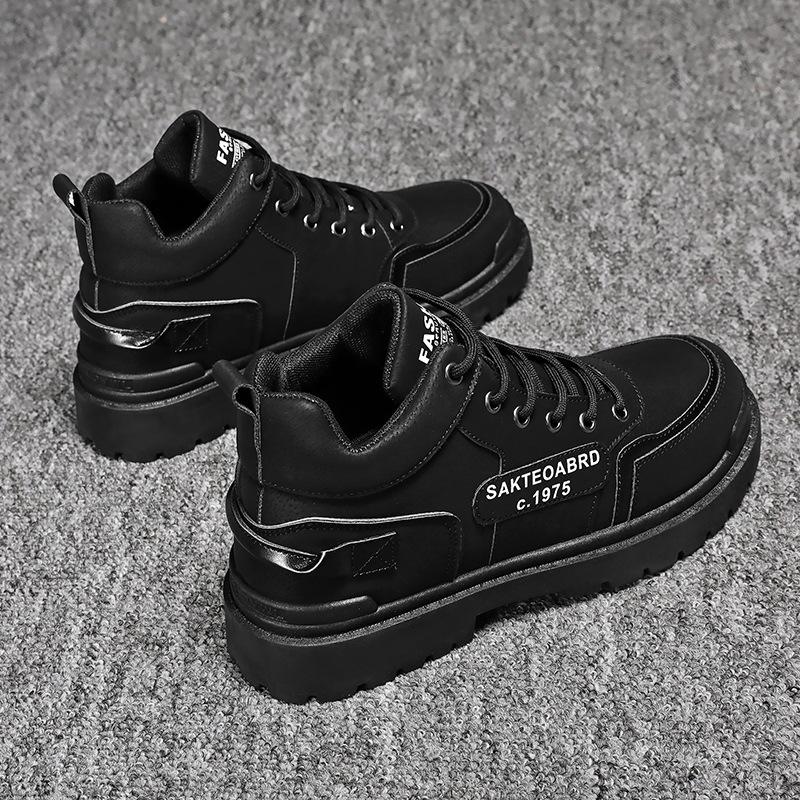 Autumn new high-top retro Martin boots men's shoes sports wear-resistant hiking shoes men's versatile shoes men