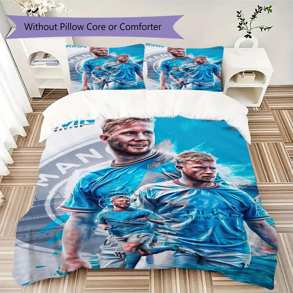 Former Manchester City F.C. Belgian athlete Kevin De Bruyne Home Decoration Soft Bedding Down Pillowcase Duvet Cover (without core) 3