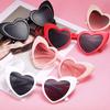 Adult Outdoor Heart-Shaped Sunglasses Vintage Kids Uv400 Eye Protection Sun Eyewear Outdoor Cat Eye Frame Sports Goggle Shades