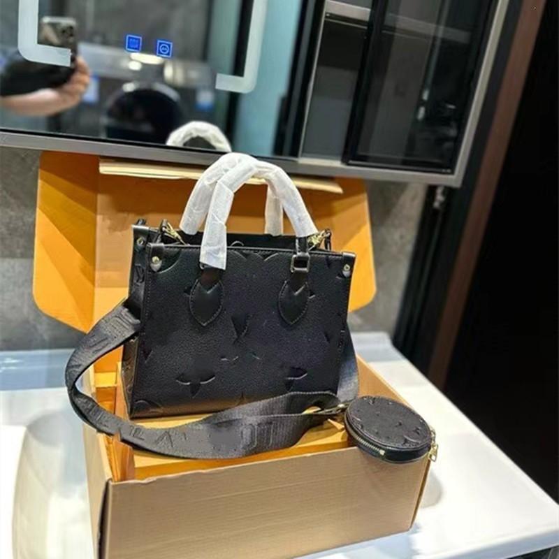 

2025 New High-face-value Large-capacity Tote Printed Fashionable Mother-child Bag All-matching Single-shoulder Cross-slung Handbag 25-12-19cm чорний