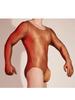 Tops Body da Uomo Moda Guanti a Cinque Dita Tasca a Pouch a U Collant Lucidi ad Olio Elasticizzati Tuta da Uomo Modellante Indumenti Sexy Body Trasparente