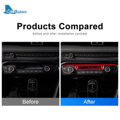 Real Soft Carbon Fiber Sticker For Toyota Supra GR A90 A91 MK5 2019 2020 2025 2025 2025 2025 2025 LHD RHD Car AC Switch Panel