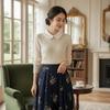 Fashionable Pearl Border Fake Collar Elegant Minimalist Neck Collar High-End Detachable Shirt Collar Accessory For Women