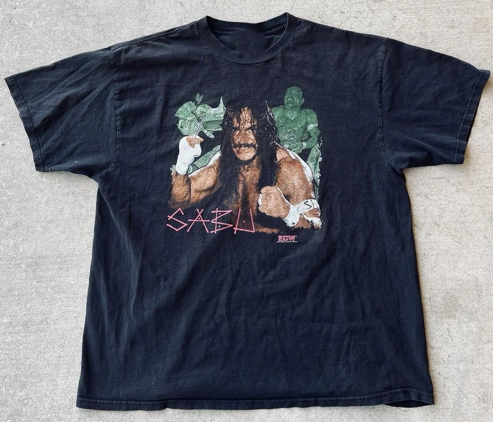 1996 Sabu Short Sleeve Cotton Gift For Fan Black All Size Shirt K1270 Unisex T-Shirt XXL