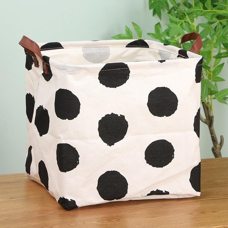 Waterproof Large Capacity Storage Bag with Strong Handles, Foldable 32x32x32cm