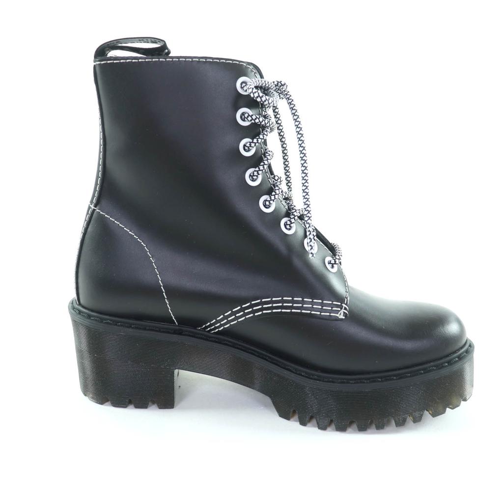 Vynikající krátké boty Dr.Martens SHRIVER HI CS černá kůže Dámské Použité