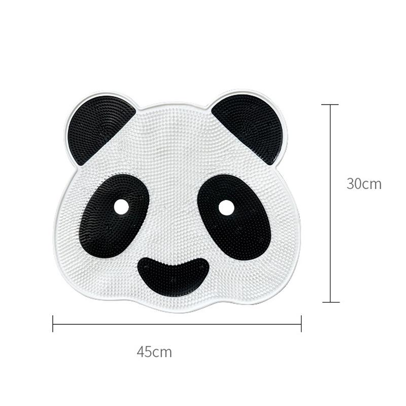 Panda Silikon Massage Pad Badezimmer Anti-Rutsch-Pad Dusche Rücken Rub Bad Werkzeug Fuß waschen abgestorbene Haut Entfernung Dusche Zimmer Bodenmatte