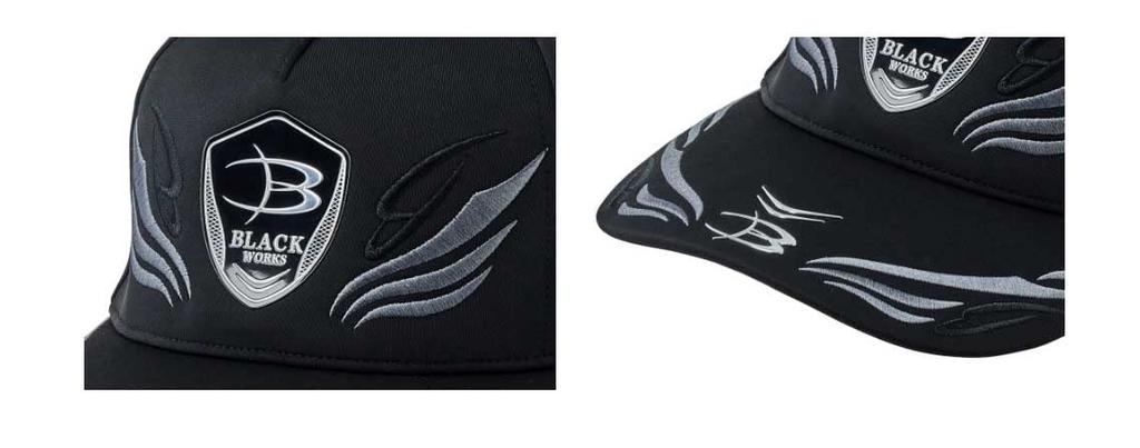 Gamakatsu Patch Cap GM9015 Schwarz LL (SCHWARZE WERKE)