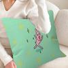 My FFriend Pink Rabbit Funny Anime Pillow Gift Home Office Decoration Bedroom Sofa Car Cushion Cover Case x