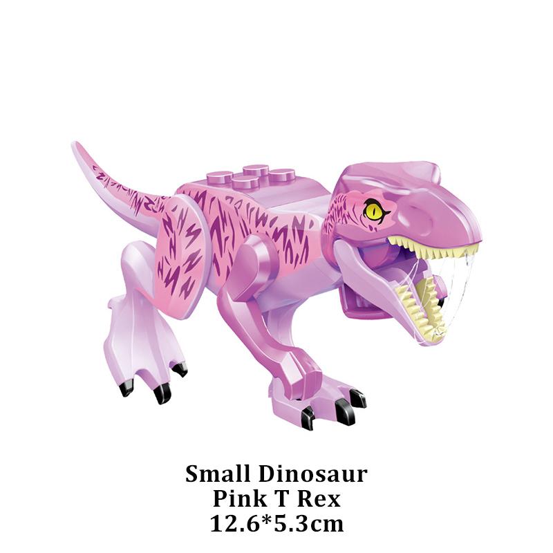 Jurassic Dinosaur World Brutal Raptor T-Rex Triceratops Indominus Rex Model Building Blocks Dino Velociraptor Figure Bricks Toys