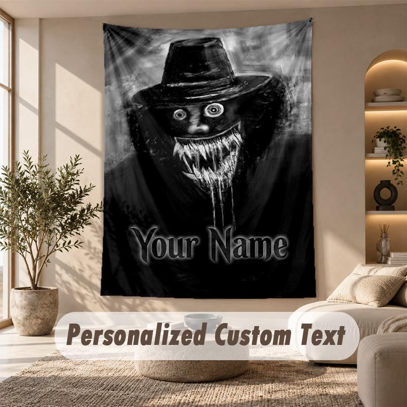 Tapestry Custom Name Text, Wall Hanging Tapestry Home Room DecorThe Babadook
