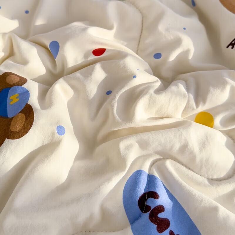 Nanjiren Vintage Bear Double Gauze Summer Quilt