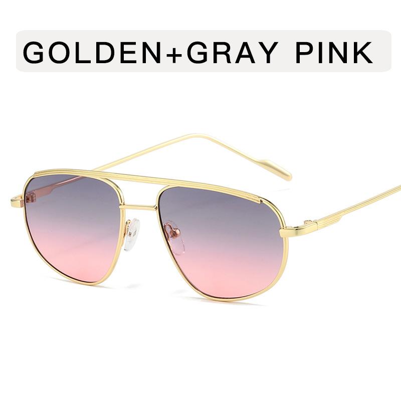 Sunglasses Advanced Metal Sunglasses Fashion Oval Spectacles Luxury Designer Vintage Sun Spectacles UV 400 Protection Oculos De Sol