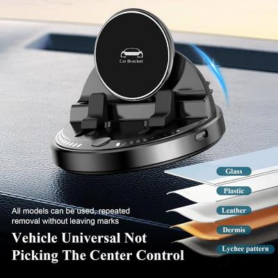 Wireless Charging Car Phone Holder Dashboard Auto Phone Bracket, Support 360 Rotatable, Practical In Car Cell Phone Holder Stand