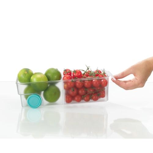 Joseph Joseph Refrigerator Storage Caddy, Compact, Translucent, Refrigerator Organizer, Fridge Store, 851662 (Authentic)
