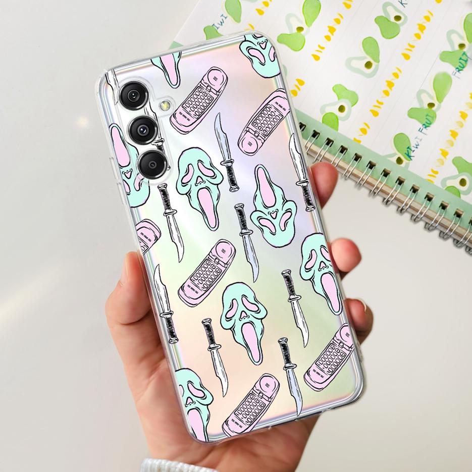 For Samsung Galaxy M34 5G Case SM-M346B New Fashion Painted Cover Clear Silicone Case For Samsung M34 M 14 Galaxy M14 Soft Shell
