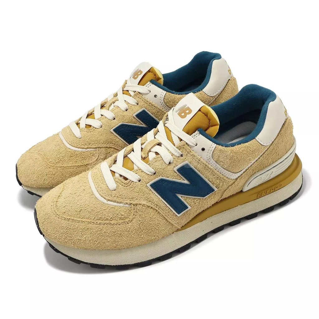 New Balance 574 Legacy Mustard Gold Navy Unisex Sneakers Yellow U574LGOB