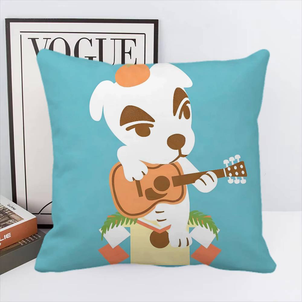 Game A-Animal C-Crossings Pillow Case Square Pillow Bedroom Sofa Leisure Comfort Cushion Home Decoration