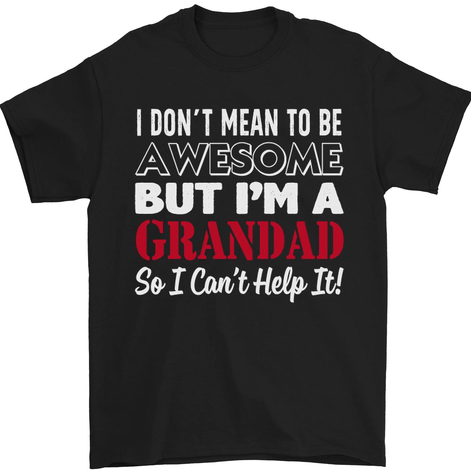 Grandad T-Shirt Mens Funny Grandparents Day Tshirt Tee Top 2 S