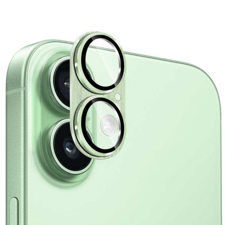 

For IPhone 17 Metal Camera Protector Alloy Case Glass Full Cover Back Lens Protective Cap for Iphone17 Purple Green For iPhone 17 зелений