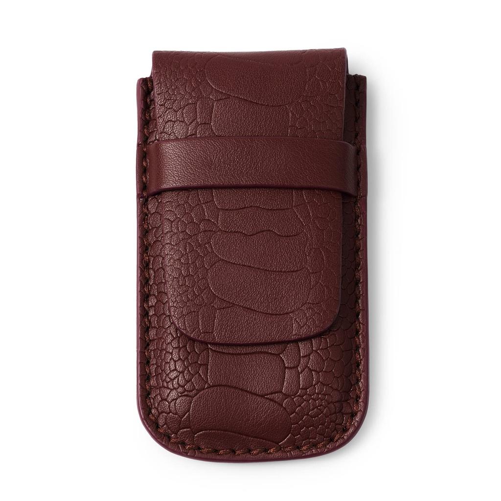 Woodten Crocodile Embossed Watch Watch Storage Unique Watch Case for One Portable Watch Box Case, Bag, Watch,