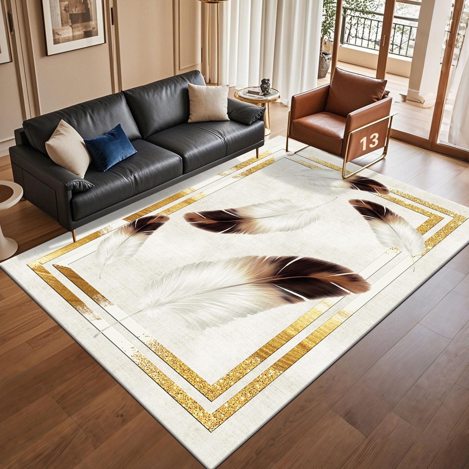 

Европа Современный Стиль Мраморный Узор Ковер Гостиная Диван Спальня Кабинет Входная Дверь Коврик Нескользящий Легкая Роскошь Домашний Декор Мат 40x60cm