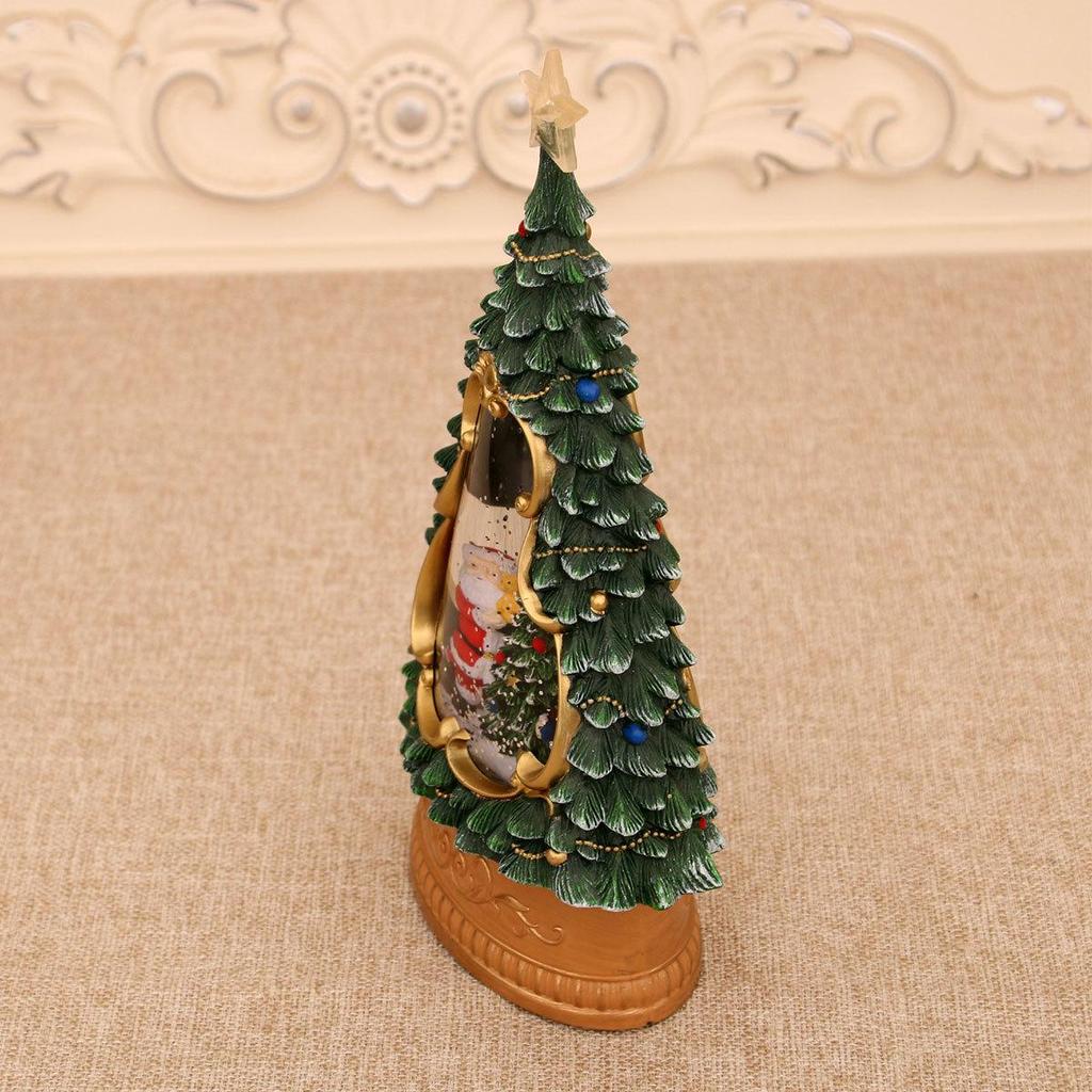 Musical Glowing Christmas Tree Ornaments with Automatic Snowfall - Perfect Gift for Girlfriend or Kids