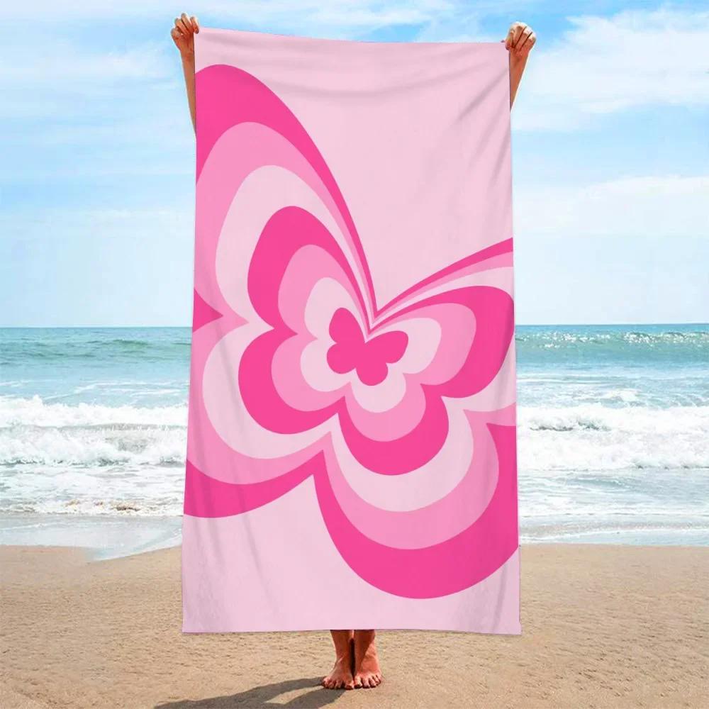 Abstract 3D Geruit Mooie Strandlaken Zandloos Badlaken Zomer Badjassen toalla tumbona voor Man Vrouw