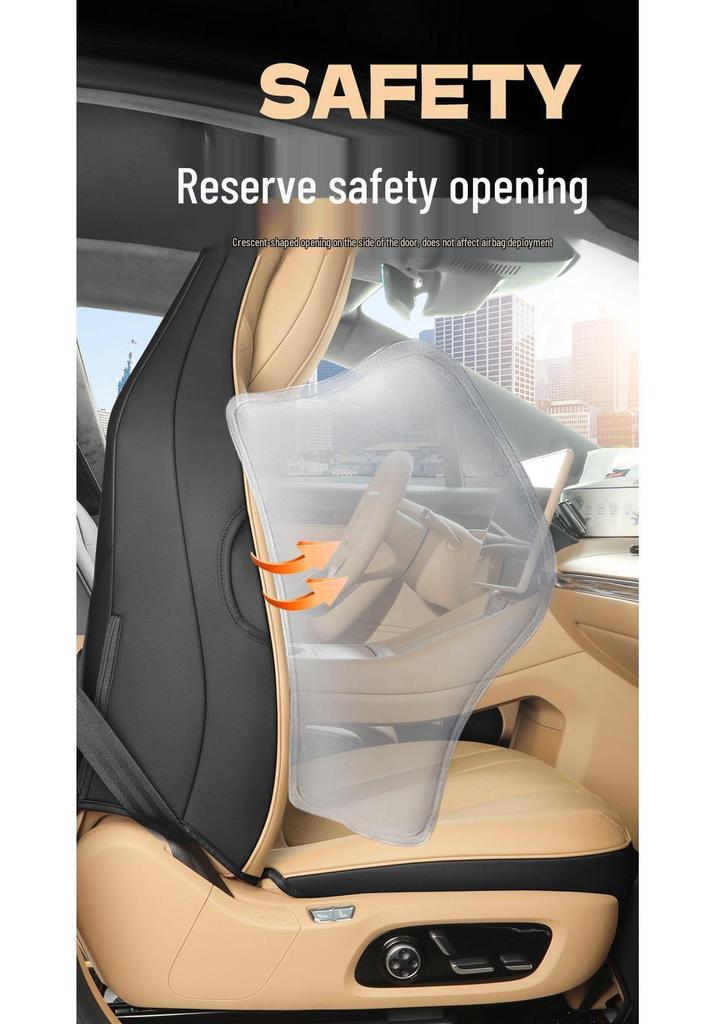 2025 ZHIJIE R7 All-Season Leather Car Seat Cushion - Full Surround, Breathable and Universal Fit