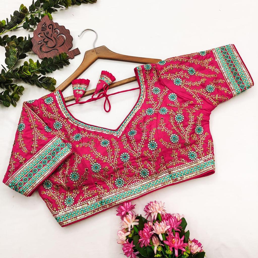 Heavy bridal wedding Saree Blouse