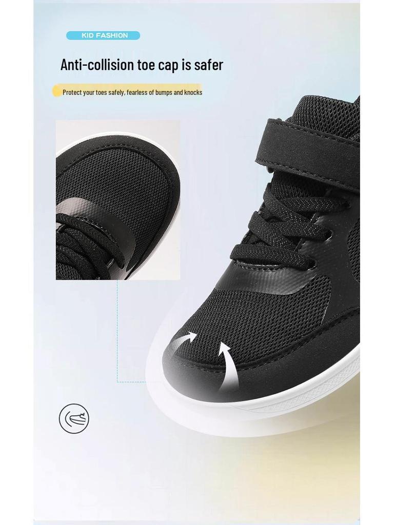 Scarpe Sportive da Bambino a Punta Larga: Sneakers Basse Traspiranti per Ragazzi e Ragazze, Perfette per Escursioni e Attività all'Aperto