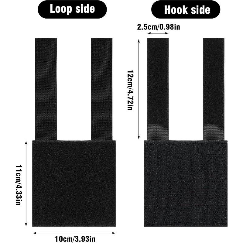 Hook and Loop Tacticals Molles Panel for Insignias Patches Tacticals Patches Display Board Molles Strips Hunting Accessories