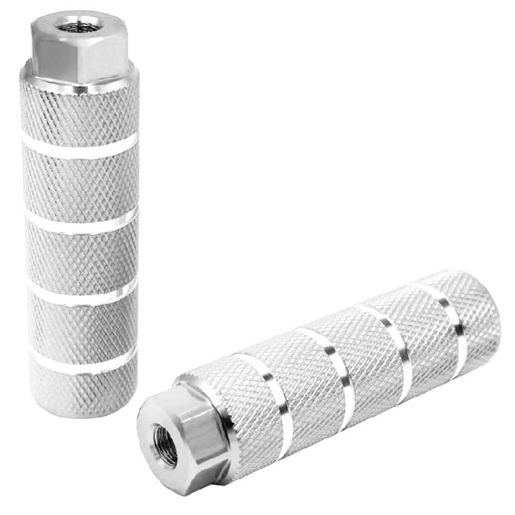 

Anti-Slip Bicycle Pegs for Mountain Bike Bicycle Aluminum Alloy Mountain Bike Cycling Rear Stunt for 3/8 Inch Axles 1 срібний