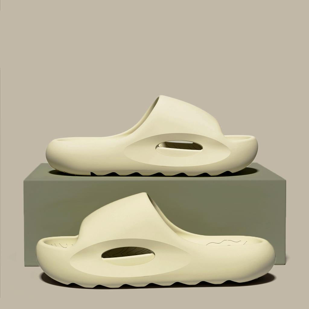 Fashion Crestar Summer Thick Soles Slippers For Women 2025 New Outdoor Anti-slip Beach Slides Soft Comfort EVA Sandals House Bath Shoes