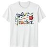 Teacher Unisexs TShirt Floral Boho School Staff Teacher Appreciation