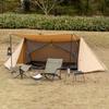 BUNDOK Solo Base BDK-79TCSB (1-Person) Pup Tent, Military Tent, Compact Storage, Cotton Blend, Full Closure, Sand Beige
