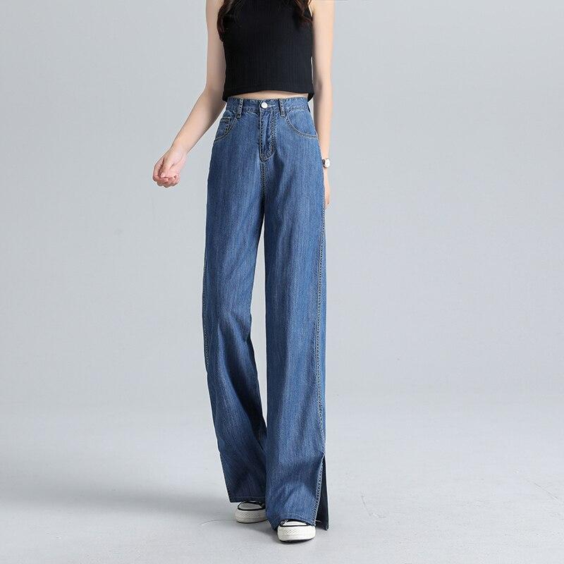 

Винтажная весна 2022, женская мода с высокой талией y2k, женские широкие джинсы, мешковатые женские джинсовые длинные брюки, джинсовые брюки для мамы XXXL темно-синий