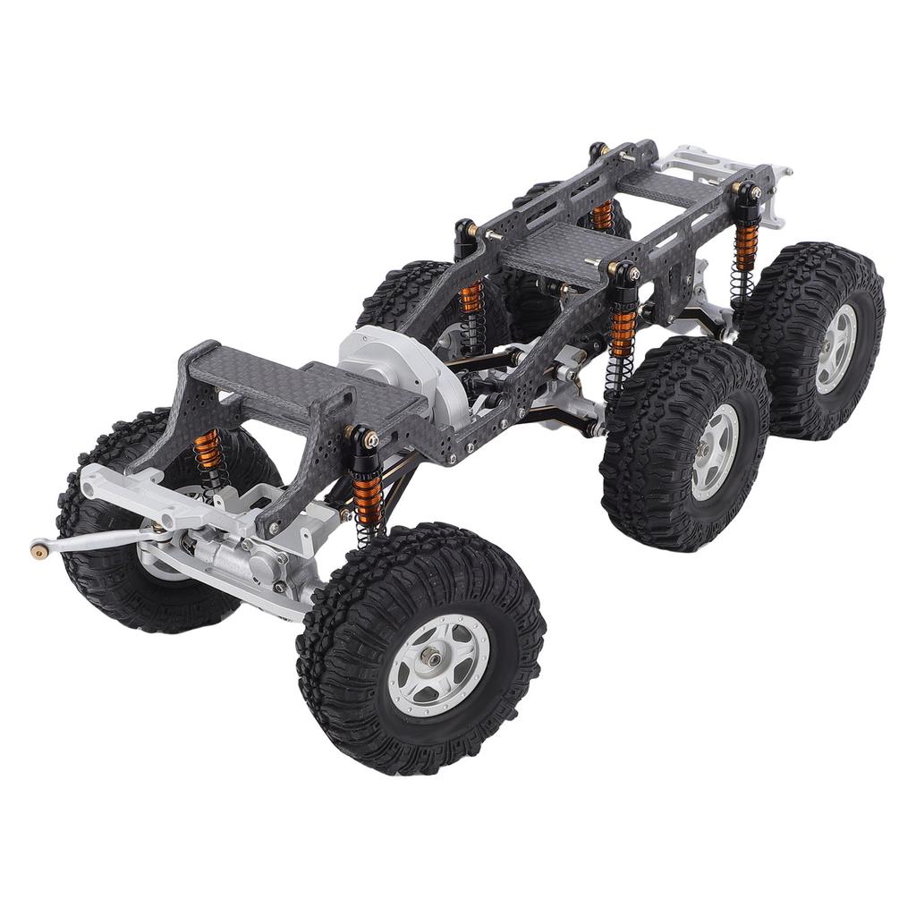 Chassis Frame Fit for   SCX24 RC Truck 6x6 Carbon   RC Car Body Low Center Gravity Chassis Upgrade Part