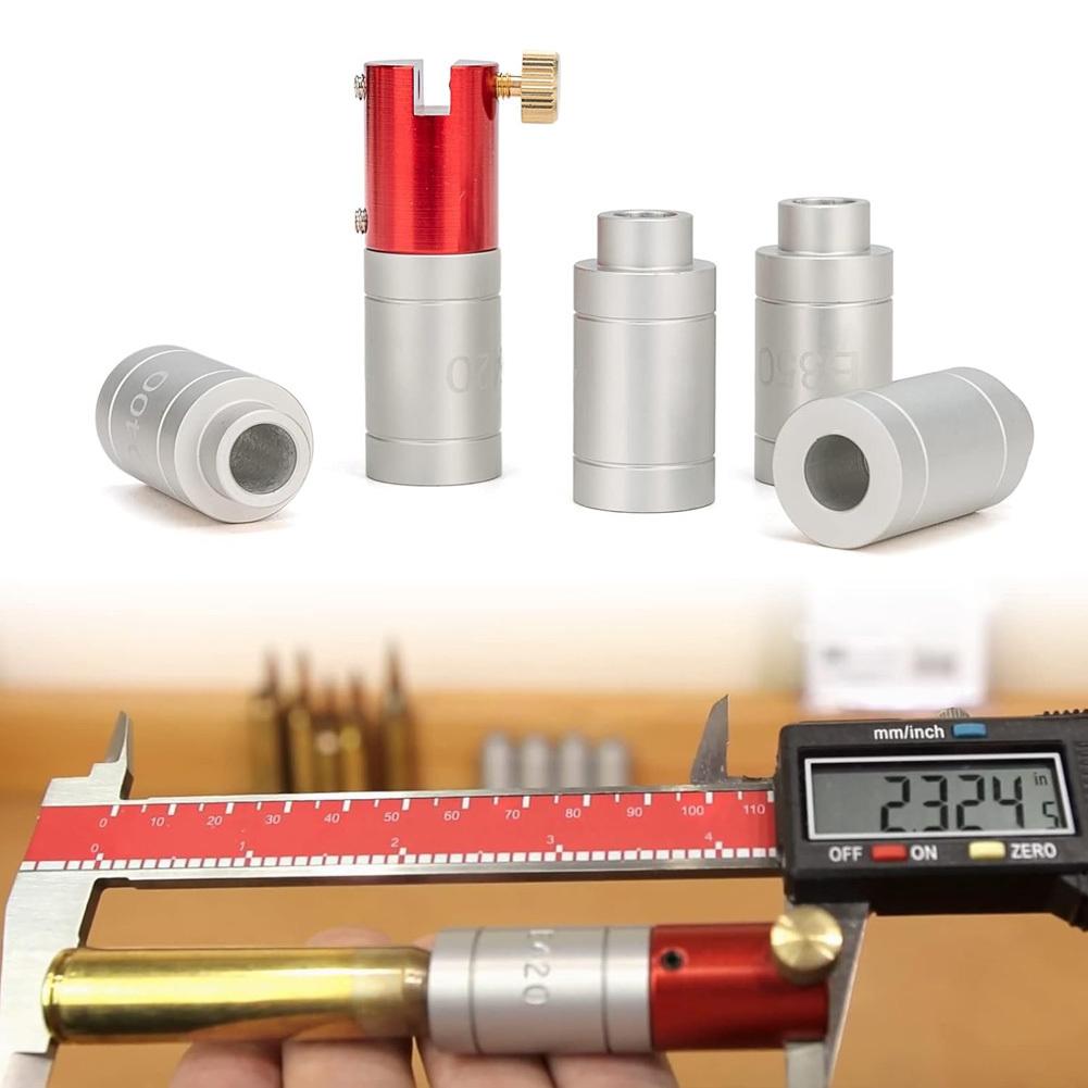 Gauge Body With 5 Bushing Set A330 C375 D400 B350 E420 Metal Headspace Gauge Kit Compatible With Checking Most Bottlenecks