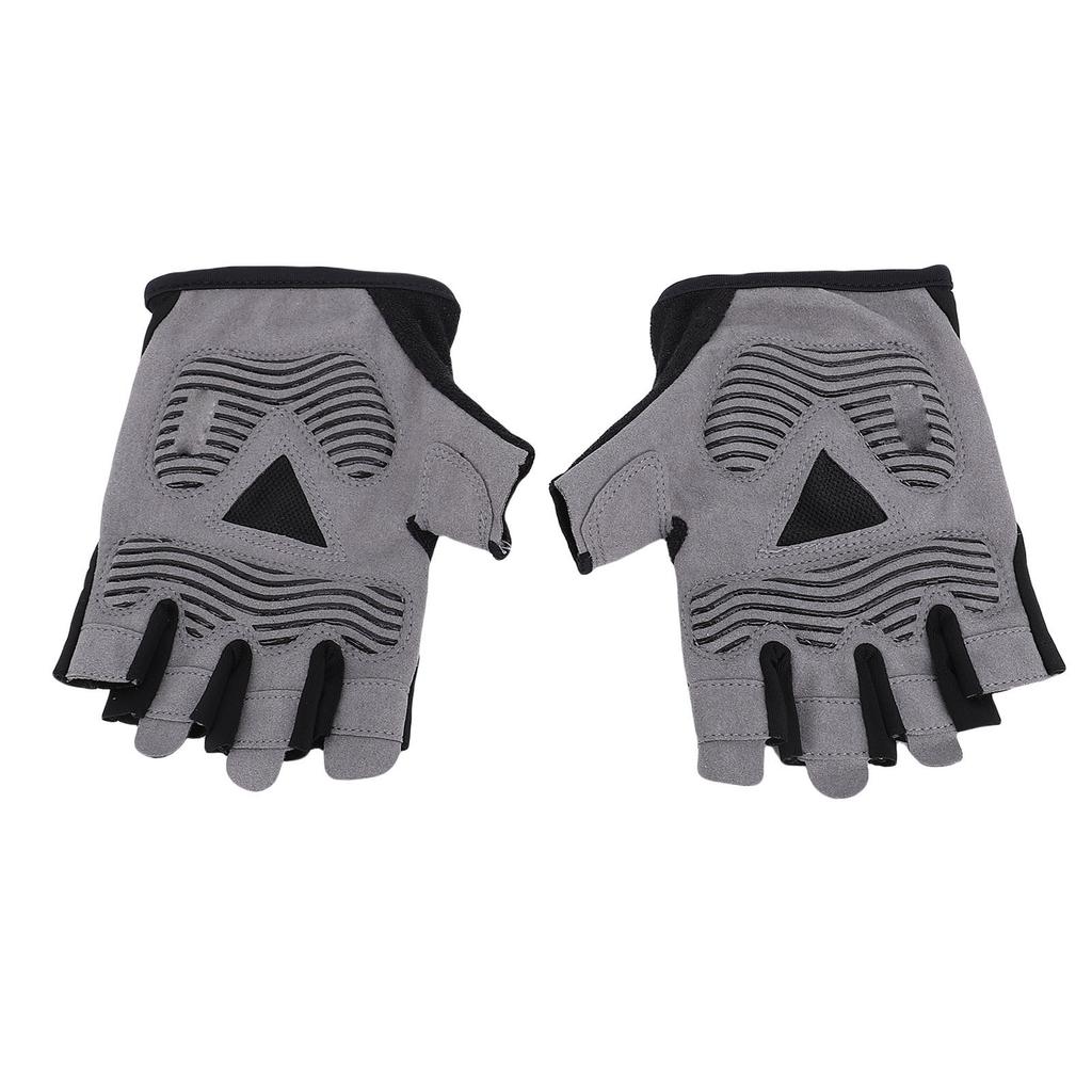 1 Pair Half Finger Cycling Gloves Sports Bike Gloves for Men Women Shock Absorbing Anti Slip