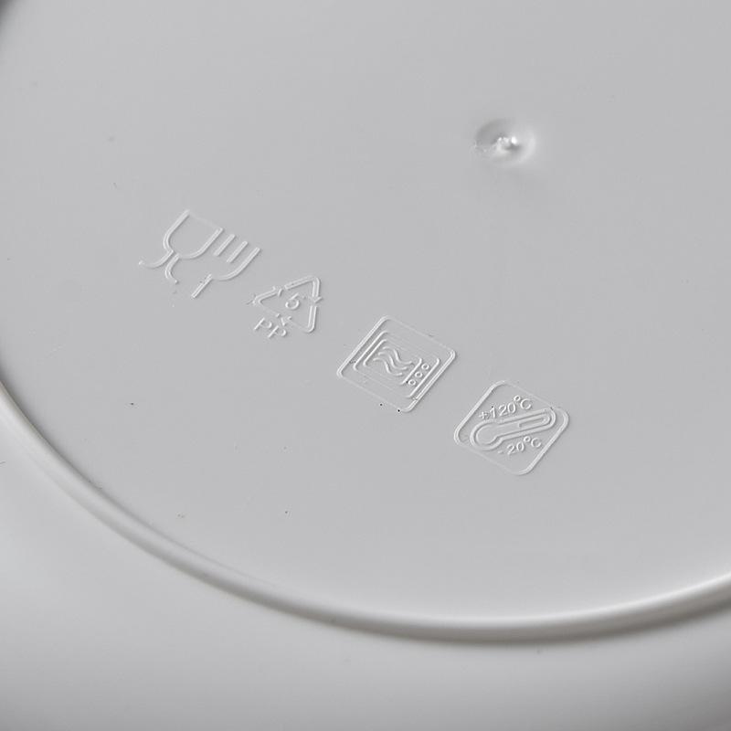 Cutie de prânz rotundă cu două urechi, pentru cuptorul cu microunde, pentru uz casnic, cu încălzire și păstrarea proaspetelor cu capac, bol cu tăiței instant, la abur